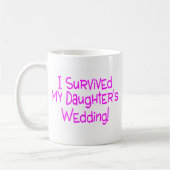Mug J'ai survécu à mon épouser de filles (Gauche)