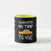Mug J'Ai Survécu À Mon Voyage À New York (Centre)