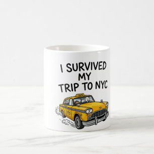 Mug J'ai survécu à mon voyage à NYC, Cadeau drôle de N