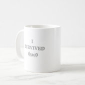 Mug J'ai survécu à thac0 (Devant gauche)