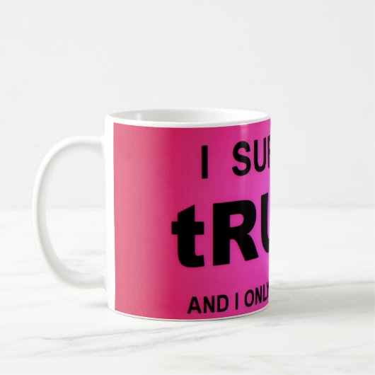 Mug J'ai survécu à tRUMP (Gauche)