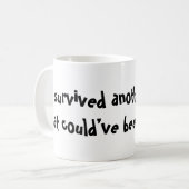 Mug J'ai survécu à un autre Zoom (Devant gauche)