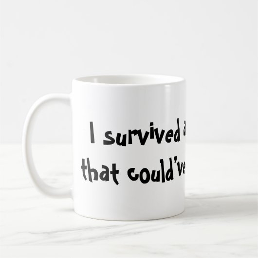 Mug J'ai survécu à un autre Zoom (Gauche)