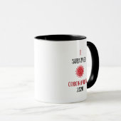 Mug J'ai survécu au coronavirus 2020 (Devant droit)