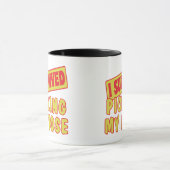 MUG J'AI SURVÉCU DE CHERCHER MON NEZ (Centre)