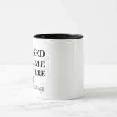 Mug J'ai suspendu mon jeu pour être ici Vous êtes des  (Centre)