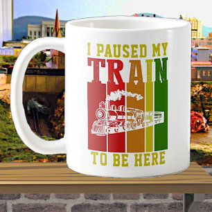 Mug J'Ai Suspendu Mon TRAIN Pour Être Là Moteur À Vape