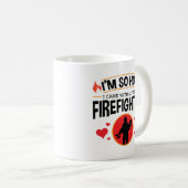 Mug J'ai tellement chaud que je suis venu avec mon pom (Devant droit)