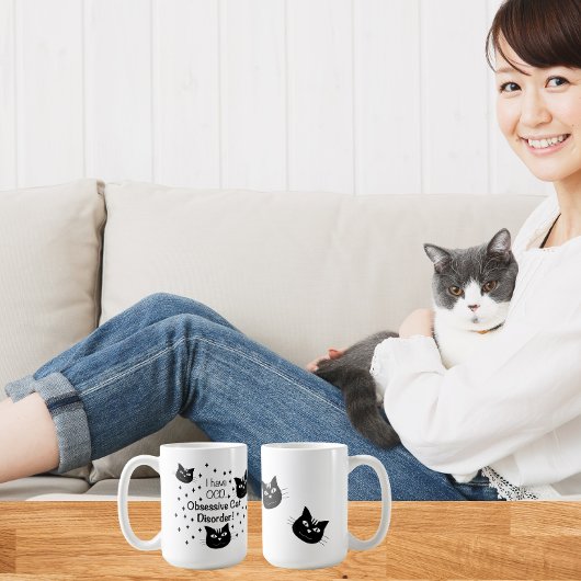 Mug J'ai TOC, Trouble Obsessif des Chats