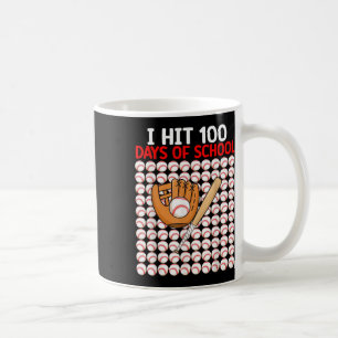 Mug J'Ai Touché 100 Jours De Bat-Bat De Baseball Scola