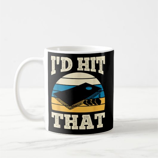 Mug J'Ai Touché Ce Sac Bean Cornhole (Gauche)