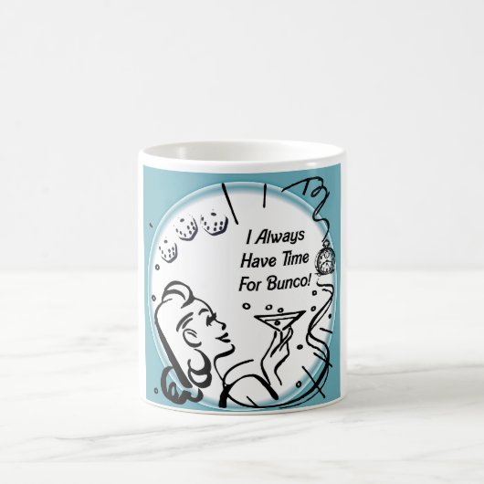 Mug J'ai toujours le temps pour Bunco par Artinspired (Centre)