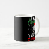 Mug J'Ai Tout Ce Que Je Veux Pour Noël Dalmatien X (Devant droit)