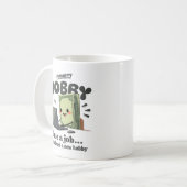Mug J'ai transformé mon passe-temps en emploi (Devant gauche)