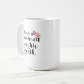 Mug J'ai un bon coeur, mais cette bouche (Devant gauche)