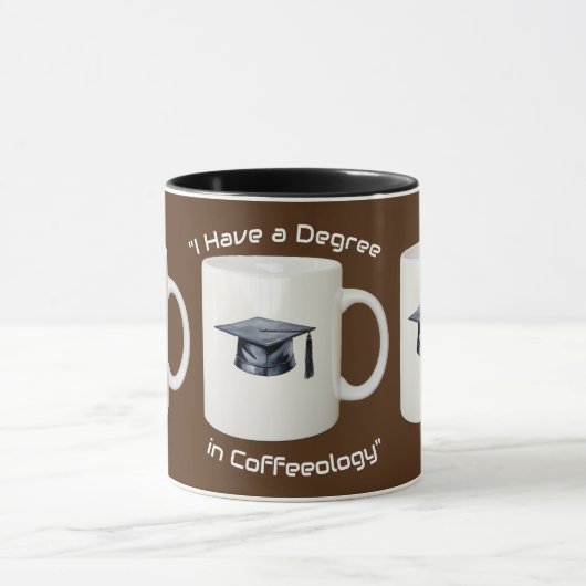 Mug J'Ai Un Diplôme En Cofféologie (Centre)