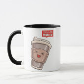 Mug J'ai un gros problème de latte (Gauche)