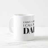 MUG J'AI UN HÉROS QUE JE L'APPELLE PAPA - FÊTE DES (Devant gauche)