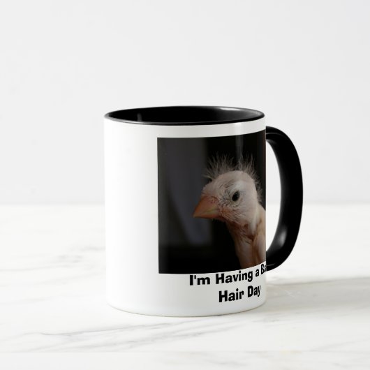 Mug J'ai un mauvais jour de cheveux (Devant droit)