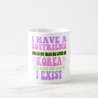 Mug J'Ai Un Petit Ami Qui Est Mon Bias Kpop Lover Kdra