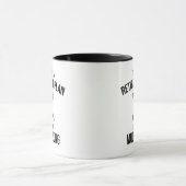 Mug J'Ai Un Régime De Retraite. Je Prévois D'Aller De  (Centre)