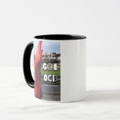 Mug J'ai un trouble obsessif du poulet (Devant gauche)
