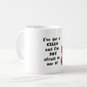 Mug J'ai un violoncelle (Devant gauche)