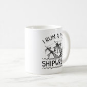 Mug J'Ai Une Épave Serrée. (Devant droit)