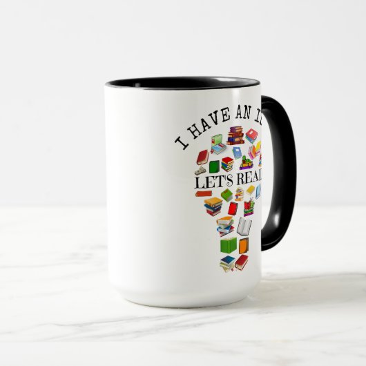 Mug J'ai une idée Lire (Devant droit)