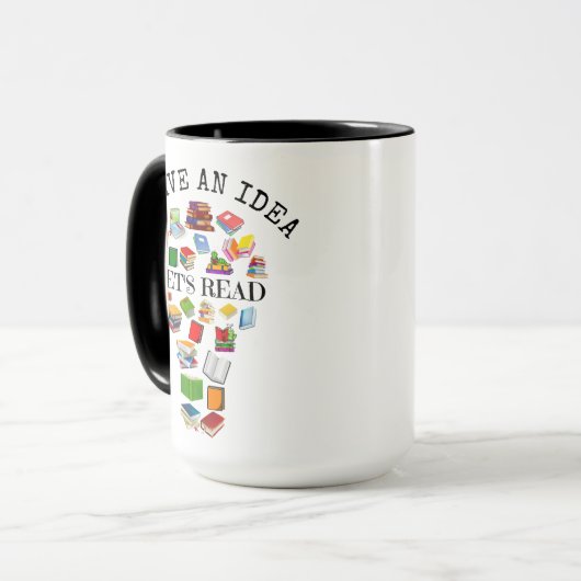 Mug J'ai une idée Lire (Devant gauche)