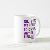 Mug J'ai vérifié mon reçu (Devant droit)
