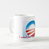 Mug J'ai voté pour "celui-là" ! (Devant gauche)