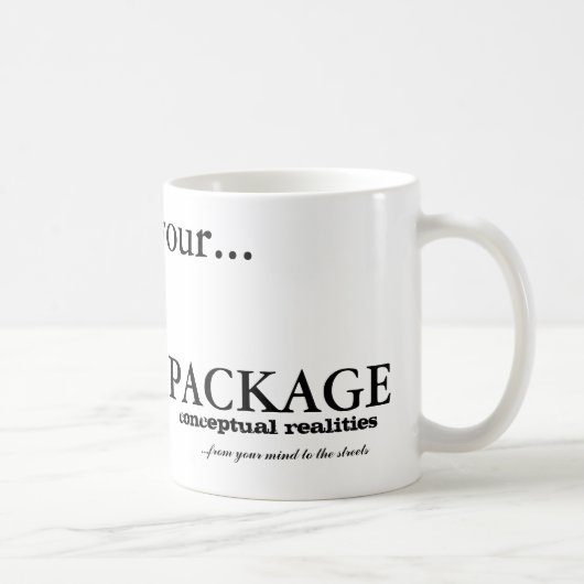 Mug J'ai votre ...... PAQUET de STIMULUS, conceptuel… (Droite)