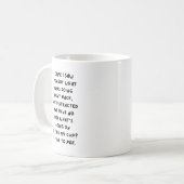 Mug J'Ai Vu J'Ai Oublié Ce Que Je Faisais, Sarcastique (Devant gauche)