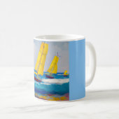 Mug "J'ai vu trois bateaux" (Devant droit)