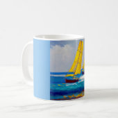 Mug "J'ai vu trois bateaux" (Devant gauche)