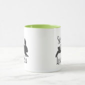 Mug Jaillissent un certain lapin vous aime (Centre)