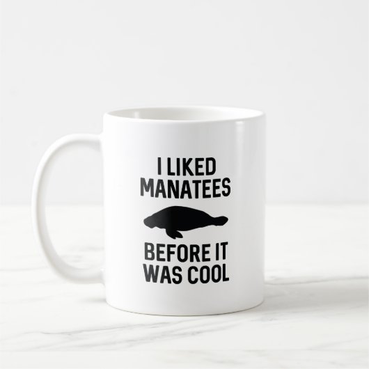 Mug J'Aimais Les Manates (Gauche)