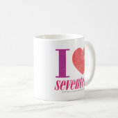 Mug J'aime 17 (Devant droit)