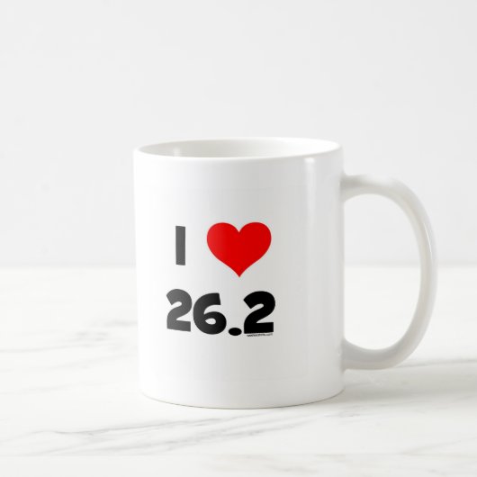 Mug J'aime 26,2 (Droite)
