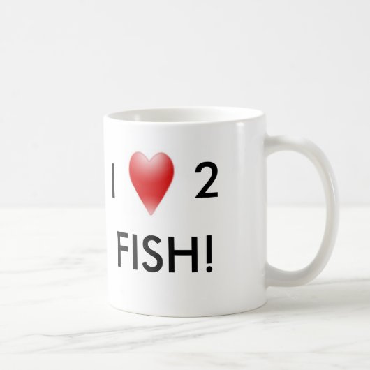 MUG J'AIME 2 POISSONS ! (Droite)