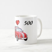 Mug J'aime 500 (Devant droit)