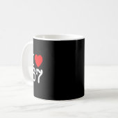 Mug J'aime 67 67 Six Sept Mème  (Devant gauche)