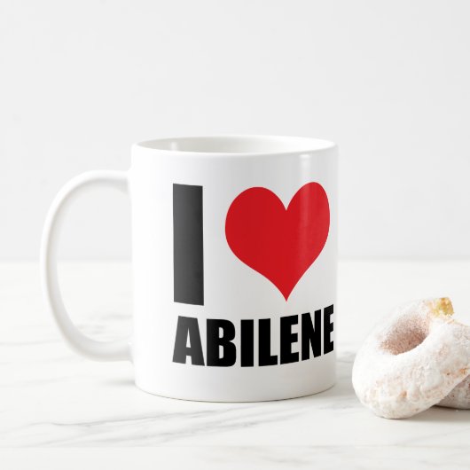 Mug J'aime Abilene  (Avec donut)