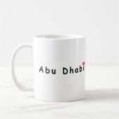 Mug J'aime Abu Dhabi (Gauche)