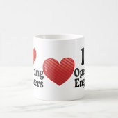 Mug J'aime actionner des ingénieurs (Centre)