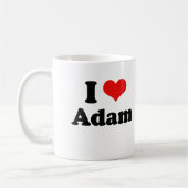 Mug J'aime Adam (Gauche)