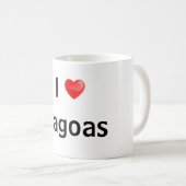 Mug J'aime Alagoas (Devant droit)