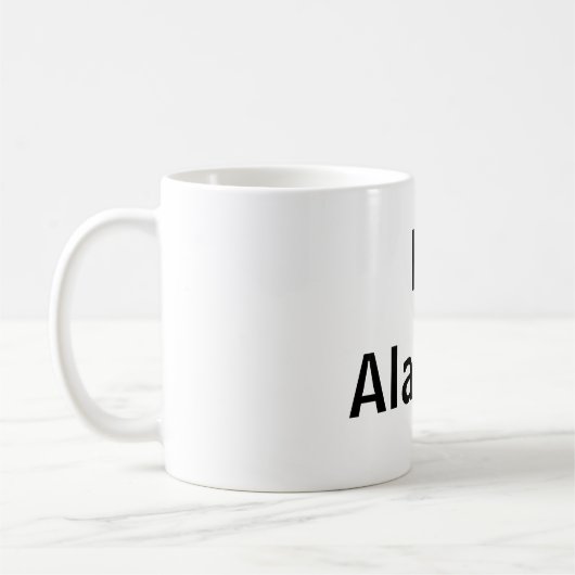 Mug J'aime Alagoas (Gauche)