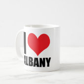 Mug J'aime Albany (Devant gauche)